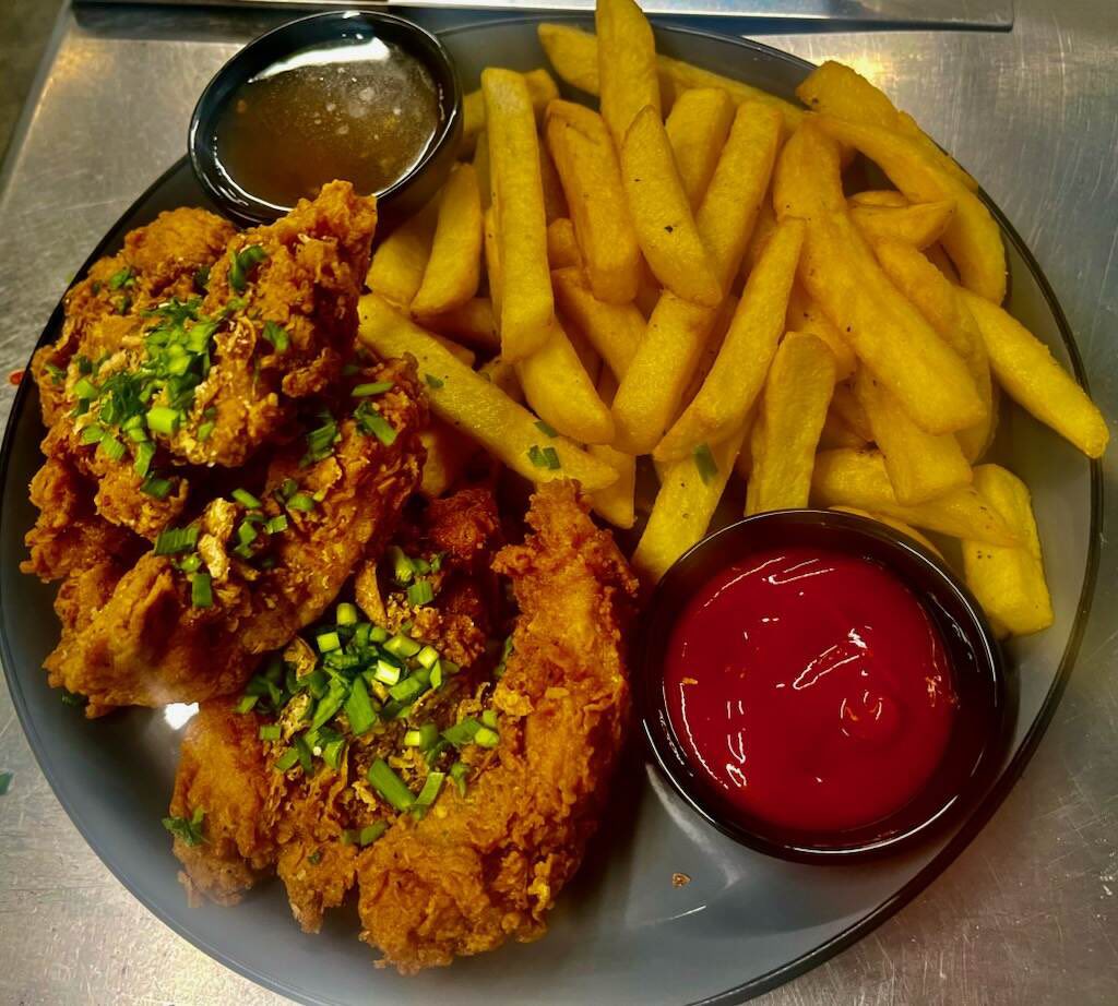 Fried Chicken and Burgers